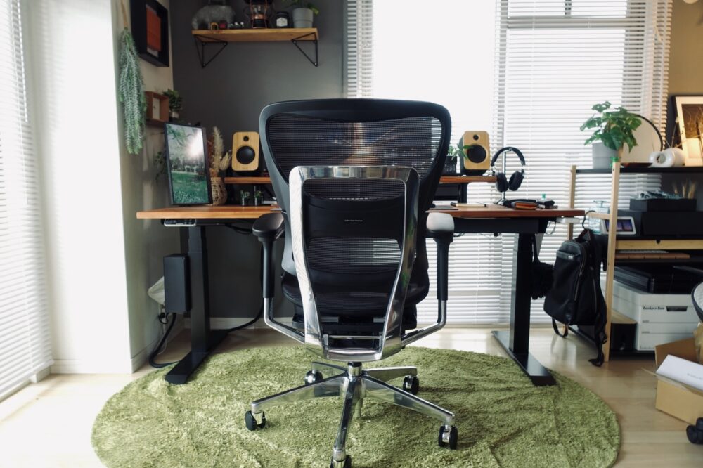 全新品 ★週末割引★ ブラック Premium Chair ワークチェア COFO デスクチェア