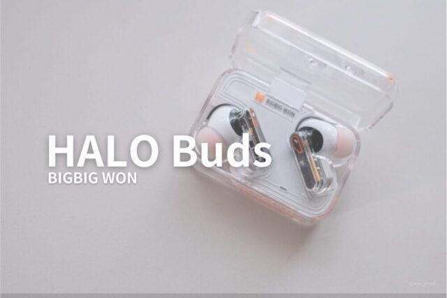 BIGBIGWON ”HALO BUDS” レビュー｜デザイン性に優れたゲーミングメーカーのワイヤレスイヤホン